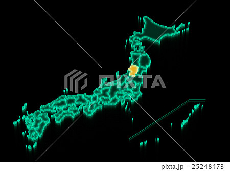 ジャパン 緑フレーム 「山形」 ジャパン 緑フレーム 「山形」 25248473