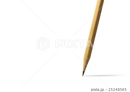 Pencil on white background 25248565