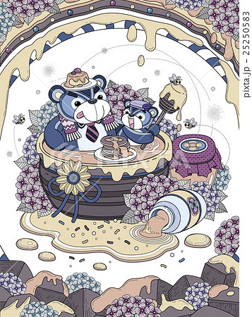 Lovely adult coloring page 25250583