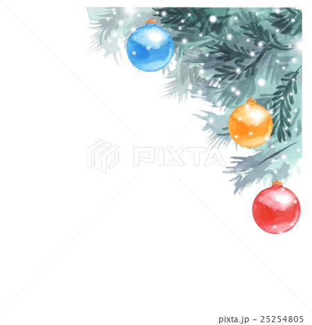 New year illustration. Hand drawn watercolor  25254805