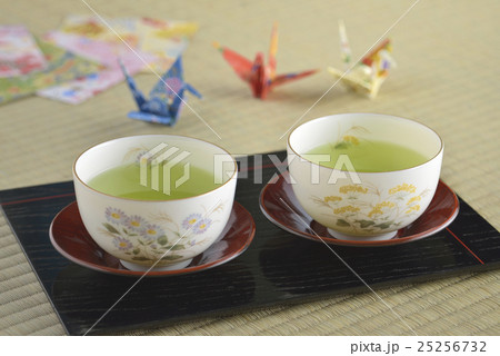 日本茶 折り鶴 日本茶 折り鶴 25256732