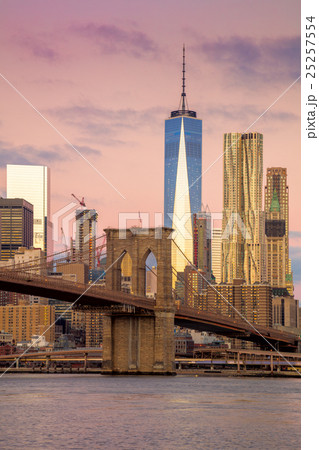 Morning colors of famous New York Landmarks, NYC 25257554