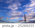 鉄塔と夕焼け 25260255