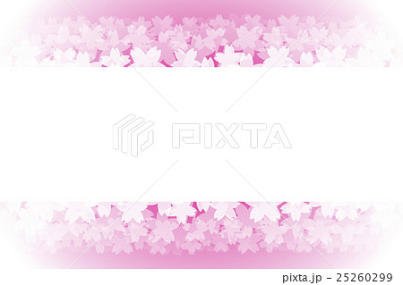背景素材壁紙 春 自然 さくら サクラ ホワイトスペース 桜の木 花びら 花弁 満開 フラワー 花見のイラスト素材