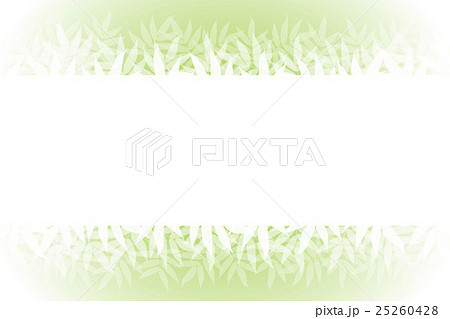 背景素材壁紙 夏 自然 コピースペース ホワイトスペース 笹の葉 笹林 ささ ササ 深緑 山林 新緑のイラスト素材