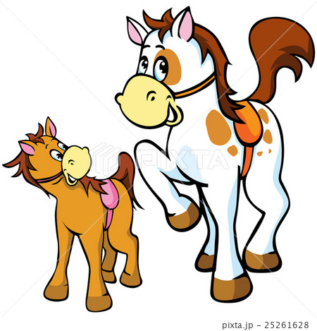 horses illustration cartoon horses illustration cartoon 25261628
