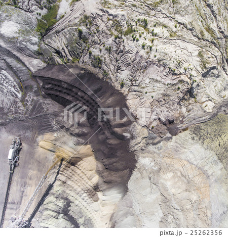 Surface coal mining in Poland. Destroyed land. Surface coal mining in Poland. Destroyed land. 25262356