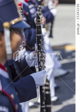 Brass Band in traditional uniform performing at sp 25263230