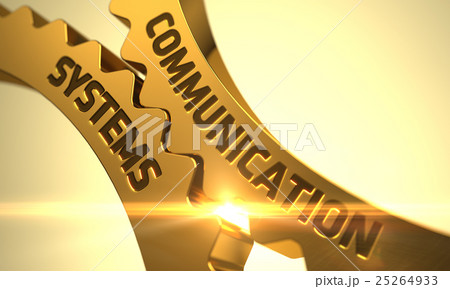 Golden Cogwheels with Communication Systems 25264933