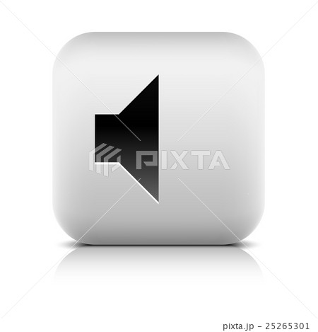 Media player icon with volume mute sign Media player icon with volume mute sign 25265301