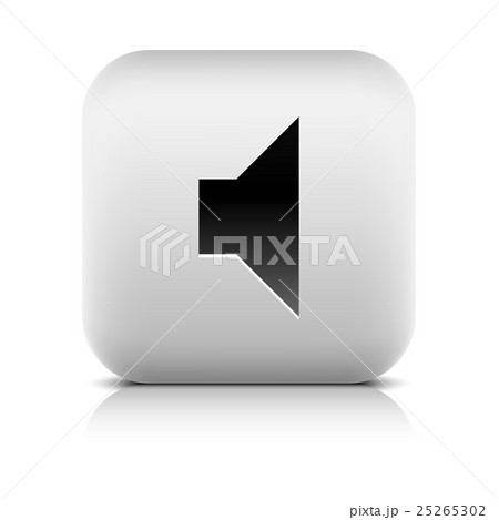 Media player icon with volume mute sign 25265302