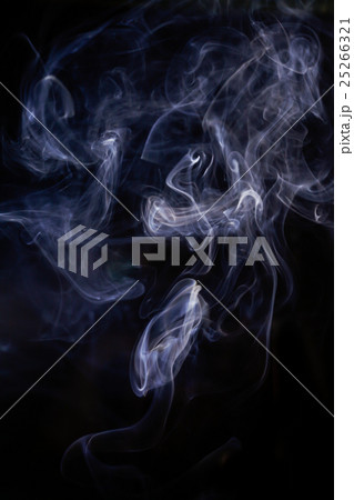 Smoke  on black background. 25266321