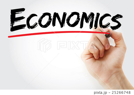 Hand writing ECONOMICS with marker Hand writing ECONOMICS with marker 25266748