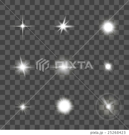Glowing Light Effect Set. Vector Glowing Light Effect Set. Vector 25268423