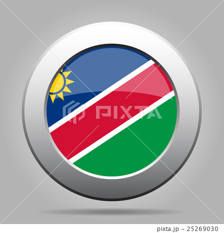metal button with flag of Namibia