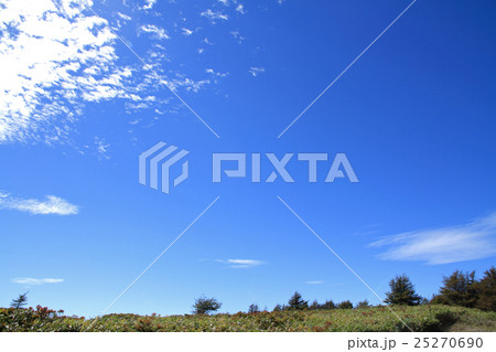 爽やかな美ヶ原高原の空 25270690