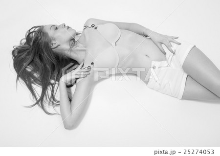 blond girl lying blond girl lying 25274053
