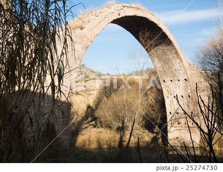 medieval bridge in Cardona medieval bridge in Cardona 25274730