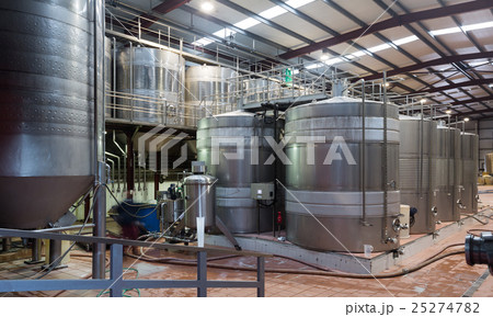 Modern equpped facilities of wine plant Modern equpped facilities of wine plant 25274782