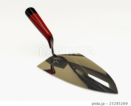 Construction trowel on a white background Construction trowel on a white background 25285269