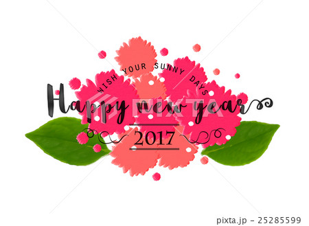 happy new year(flower) happy new year(flower) 25285599