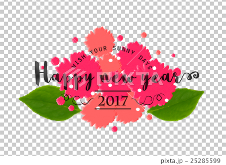 happy new year(flower) happy new year(flower) 25285599