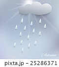 illustration with rain and cloud. 25286371