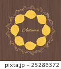 illustration  with autumn leaves 25286372