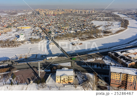Historical center of city during winter. Tyumen Historical center of city during winter. Tyumen 25286467