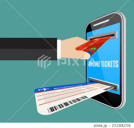Online tickets ordering concept. Online tickets ordering concept. 25288256