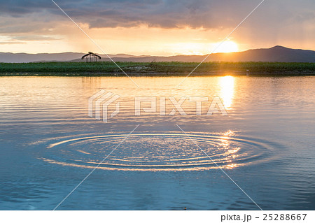 fisherman boat and beautiful twilight in thailand. fisherman boat and beautiful twilight in thailand. 25288667