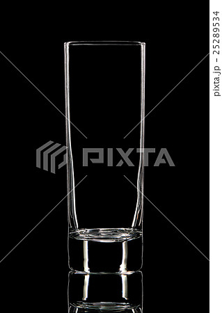 Silhouette of white cocktail glass on black Silhouette of white cocktail glass on black 25289534