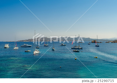 Sailing boats at scenic Porto Massimo bay Sailing boats at scenic Porto Massimo bay 25290715