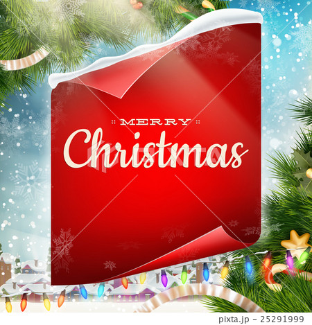 Merry Christmas greeting card. EPS 10 Merry Christmas greeting card. EPS 10 25291999
