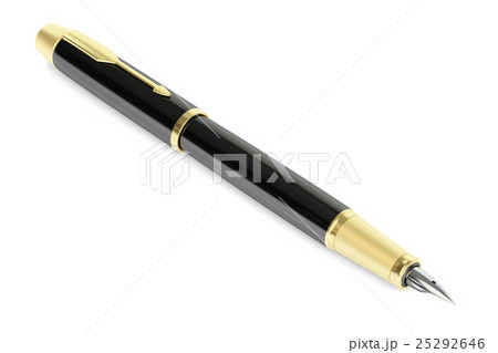fountain pen, 3D rendering fountain pen, 3D rendering 25292646