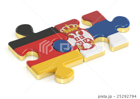 Serbia and Germany puzzles from flags Serbia and Germany puzzles from flags 25292794