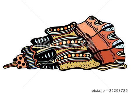 Seashell. Zentangle Vector illustration 25293726