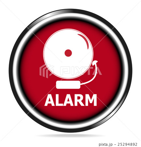 Alarm bell icon, warning sign illustration Alarm bell icon, warning sign illustration 25294892