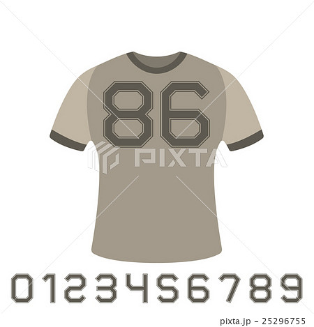 A set of numbers, vector illustration. A set of numbers, vector illustration. 25296755