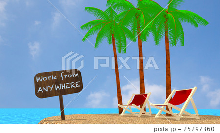 Passive income tropical island work anywhere Passive income tropical island work anywhere 25297360