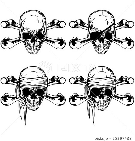 Pirate skull 25297438