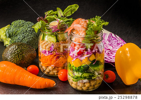 新鮮サラダ ジャーサラダ Common salad 新鮮サラダ ジャーサラダ Common salad 25298878