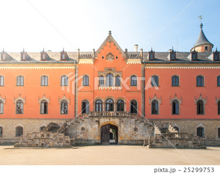 Sychrov Castle entrance gate in Czech republic Sychrov Castle entrance gate in Czech republic 25299753