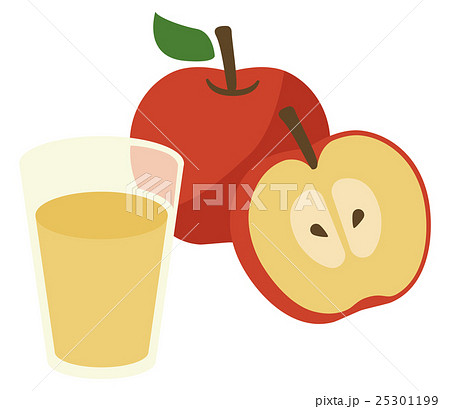 りんごジュースのイラスト素材