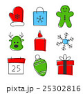 Christmas icon set 25302816