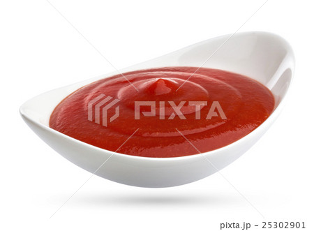 Tomato ketchup isolated on white background Tomato ketchup isolated on white background 25302901