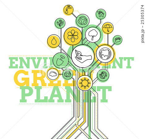 Ecology Infographic. Environment, Green Planet 25305374