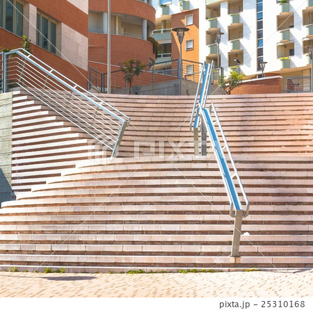 modern stairs leading to office building modern stairs leading to office building 25310168