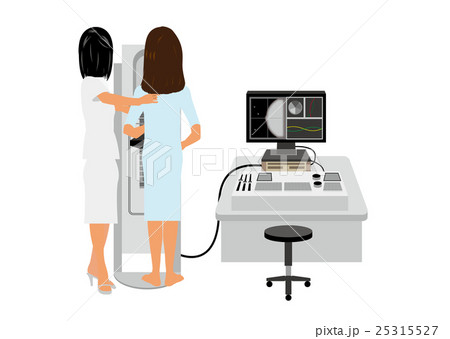 乳がん検診を受ける女性 25315527