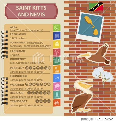 Saint Kitts and Nevis infographics 25315752